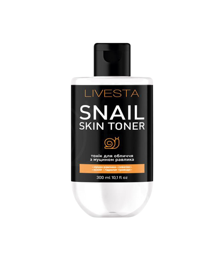 Тонік для обличчя з муцином равлика Livesta, 300 мл