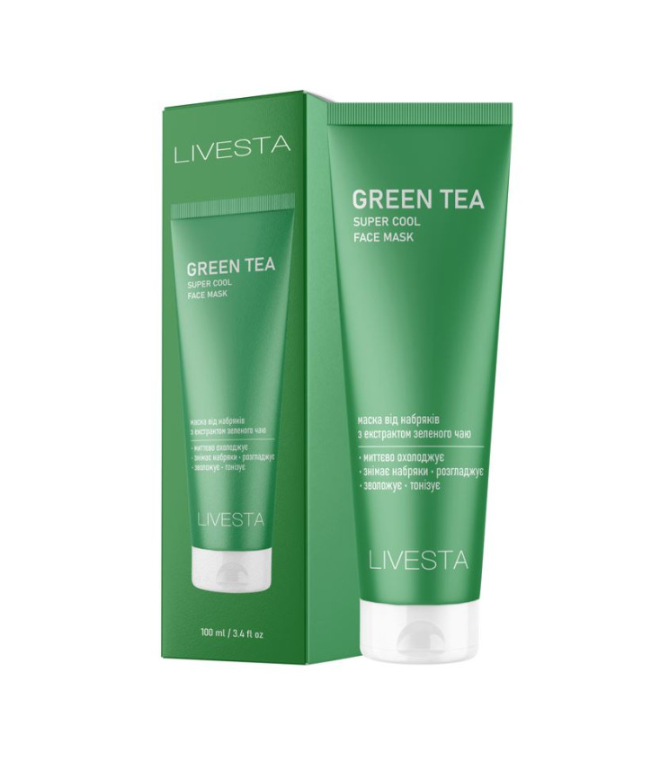 Охолоджувальна маска від набряків LIVESTA, 100 мл