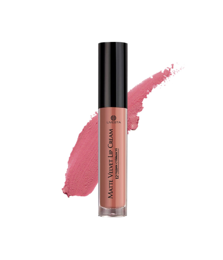 Рідка матова помада Livesta 4 Рожеві мрії, 5,5 мл