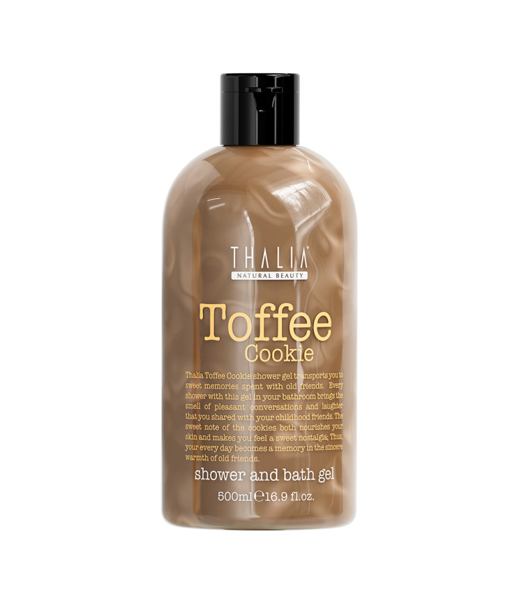 Гель для душу та ванни THALIA Печиво Тоффі, 500 мл