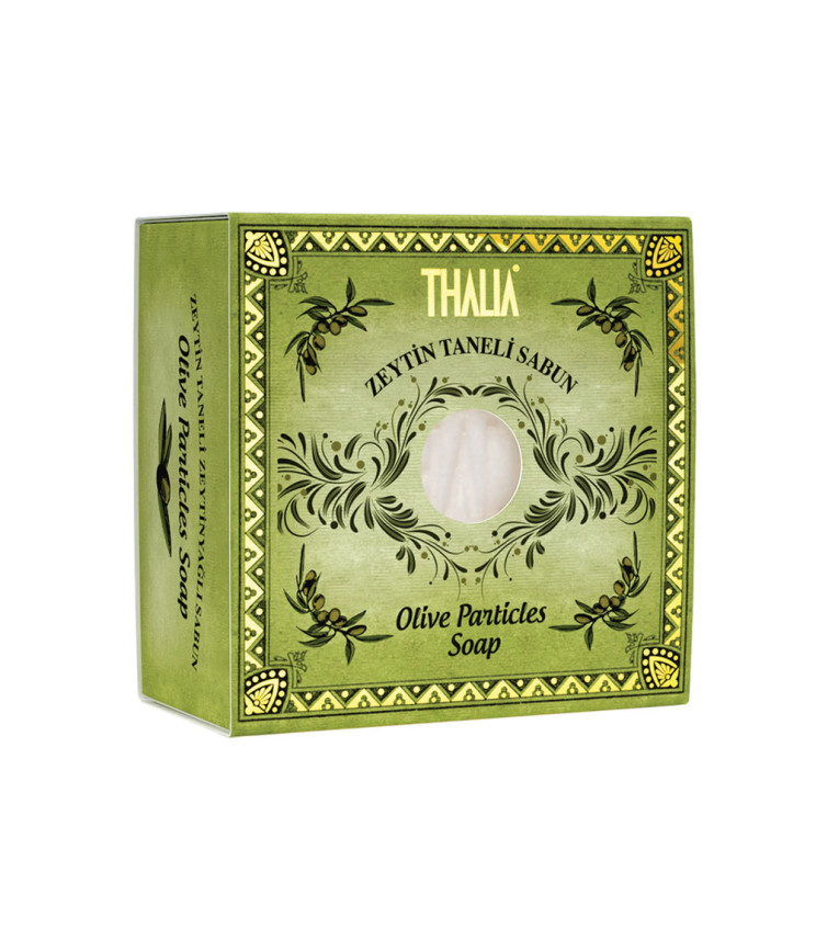 Скрабуюче мило з олією і кісточками оливи Thalia, 150 г