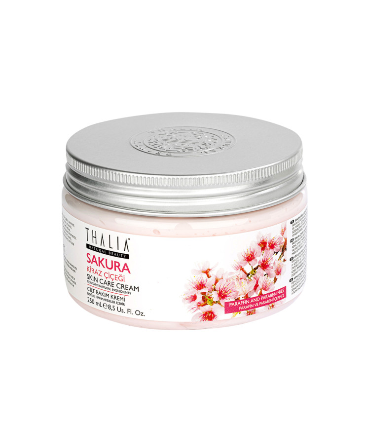 Крем для обличчя та тіла з екстрактом квітів сакури THALIA, 250 мл