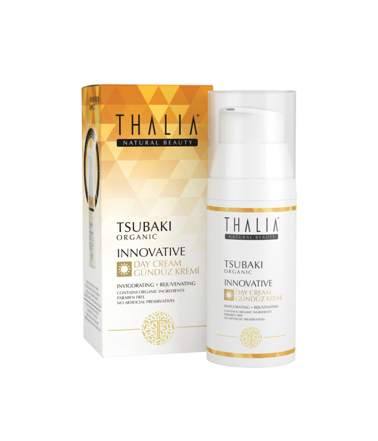 Органічний денний крем для обличчя з олією камелії японської THALIA, 50 мл