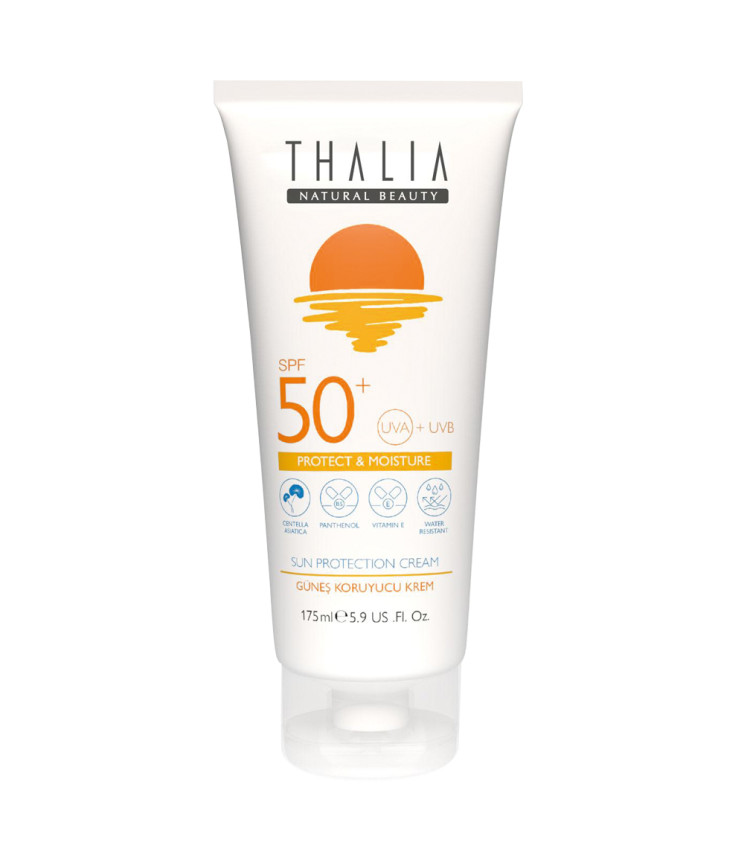 Сонцезахисний зволожуючий крем-протектор для тіла з SPF 50+ THALIA, 175 мл