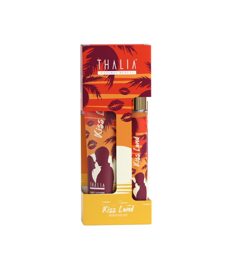 Жіночий парфумований набір (EDP+лосьйон для тіла) THALIA Kiss Land, 35/50 мл