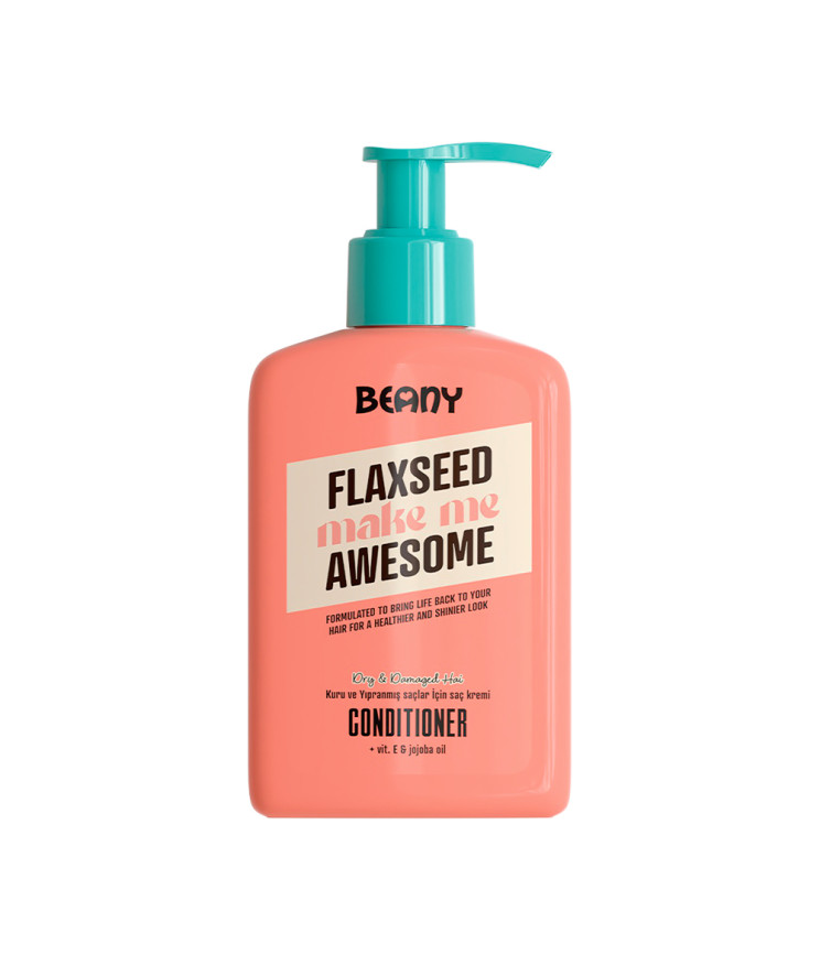 Кондиціонер для сухого та пошкодженого волосся з насінням льону Beany, 150 мл