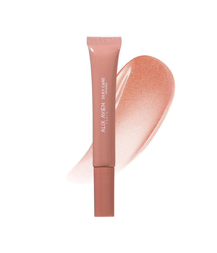 Глянцевий блиск для губ з м'яким аплікатаром ALIX AVIEN 303 Salmon Pink, 12 мл