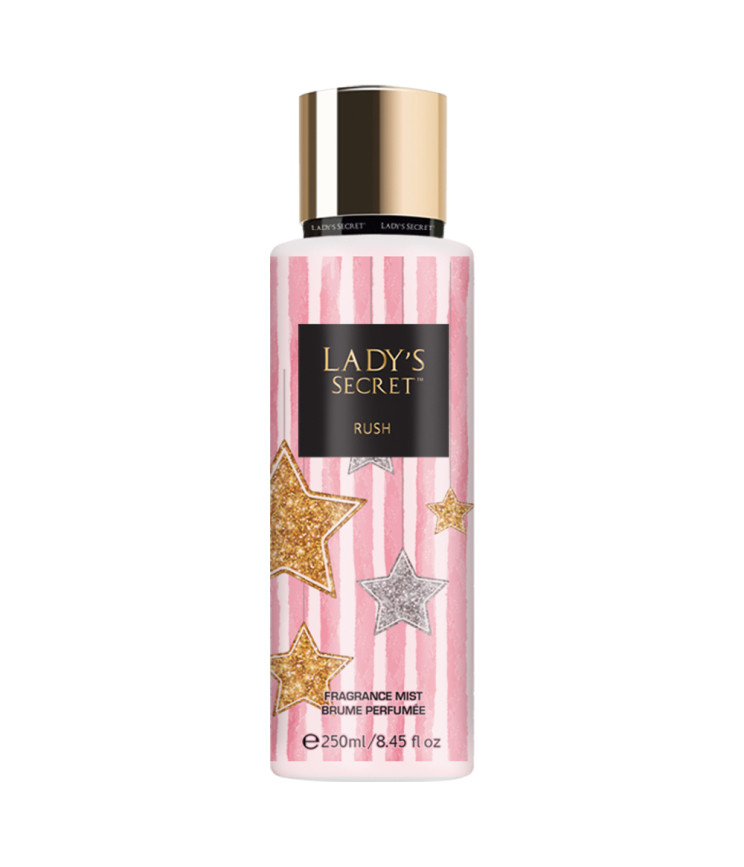 Жіночий парфумований спрей-міст для тіла Lady's Secret Rush, 250 мл