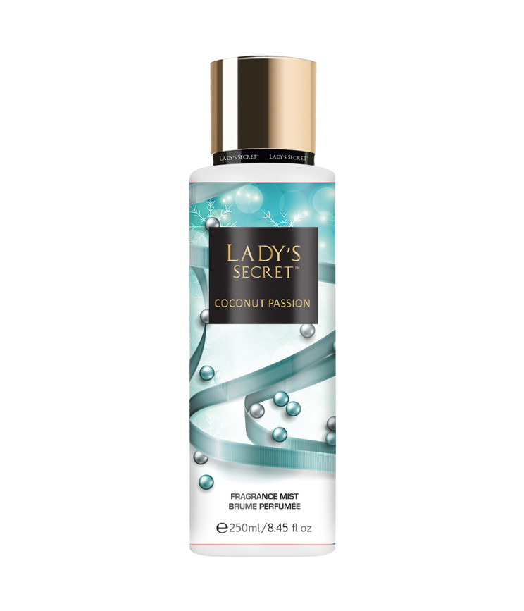 Жіночий парфумований спрей-міст для тіла Lady's Secret Coconut Passion, 250 мл