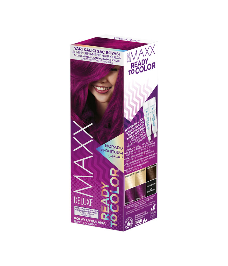 Фарба для волосся MAXX DELUXE Ready to color Фіолетовий, 2x50 мл