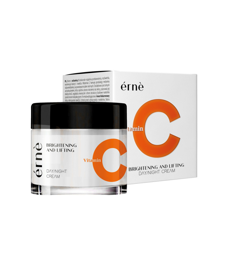 Освітлюючий підтягуючий крем для обличчя з вітаміном С Erne, 50 мл