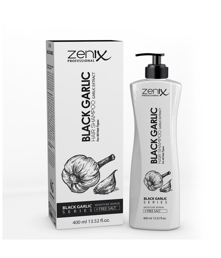 Шампунь з екстрактом чорного часника Zenix, 400 мл